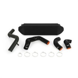 Ford Focus ST Intercooler Kit, 2013+, Silver Cooler, Black Pipes