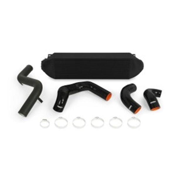 Ford Focus ST Intercooler Kit, 2013+, Silver Cooler, Black Pipes