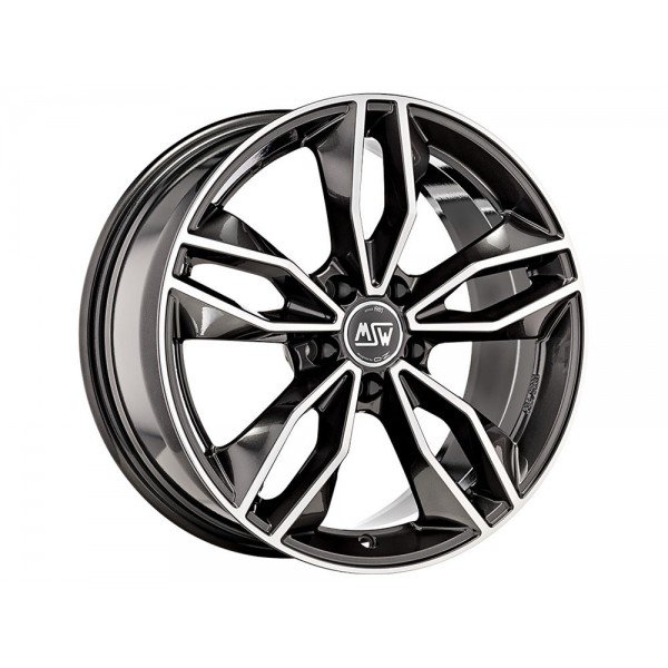 ADAPTABLE AUDI  MSW 71 8,5X19 5x112 ET30 GLOSS DARK GREY FULL POLISHED