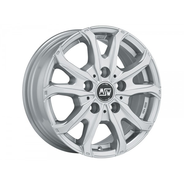 ADAPTABLE VOLKSWAGEN  MSW 48 VAN 6,5X16 5x120 ET60 FULL SILVER