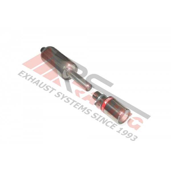 Escape Trasero Inoxidable 1Ø85 UNIVERSAL 1 SALIDA Ø85    