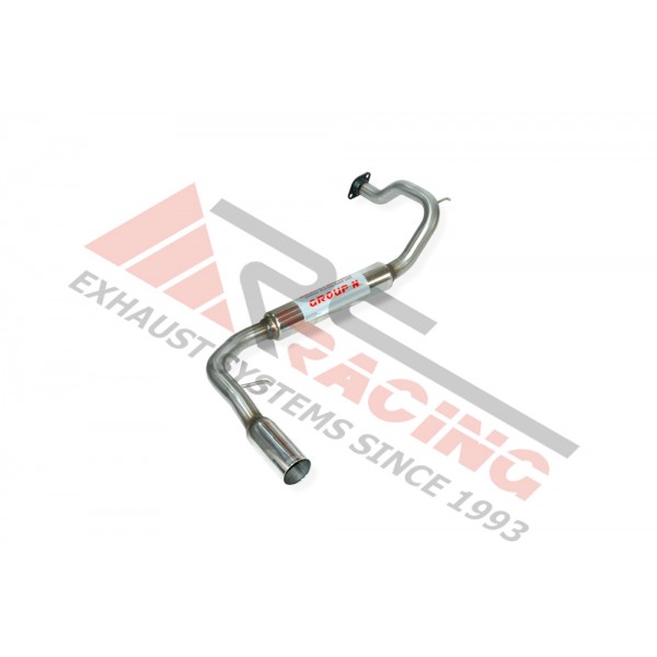 Escape trasero inoxidable grupo-n HONDA CIVIC 1.6i 16V CRX 06/89-12/91 124CV MºD16Z5