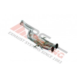 Escape Trasero Inoxidable 2Ø85DTM BMW 328I E-36 96- 24V 