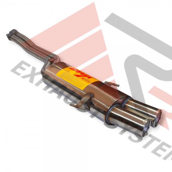 Escape Trasero Inoxidable 2Ø85 BMW 328I E-36 96- 24V 