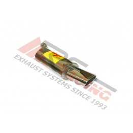 Escape Trasero Inoxidable 1 OVALADA BMW 320 DIESEL E-46 98- 136CV 