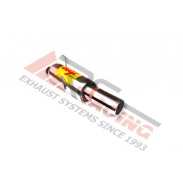 Escape Trasero Inoxidable 1Ø101 * PEUGEOT 206 2.0i 16V CABRIO 10/00- 138CV MºEW10J4