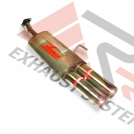 Escape Trasero Inoxidable 2Ø85 OPEL ASTRA G 1.8I 16V COUPE 10/2000- 116CV 