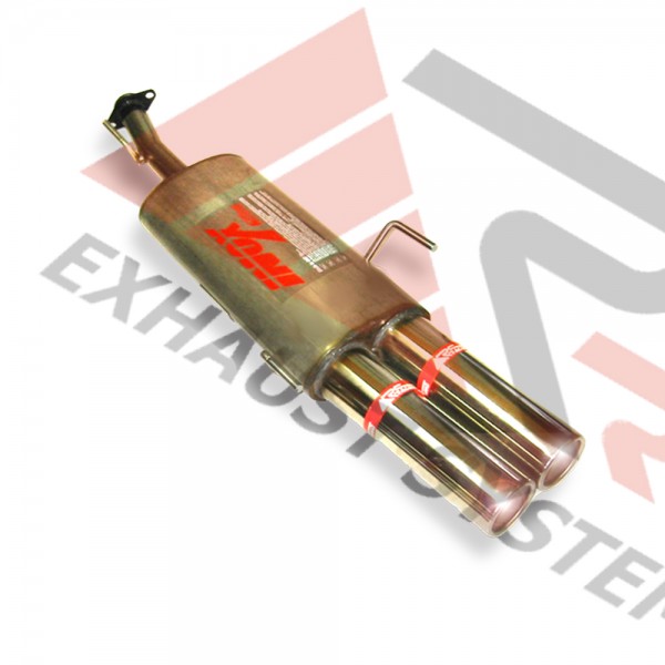 Escape Trasero Inoxidable 2Ø85 OPEL ASTRA G 1.8I 16V COUPE 10/2000- 116CV 