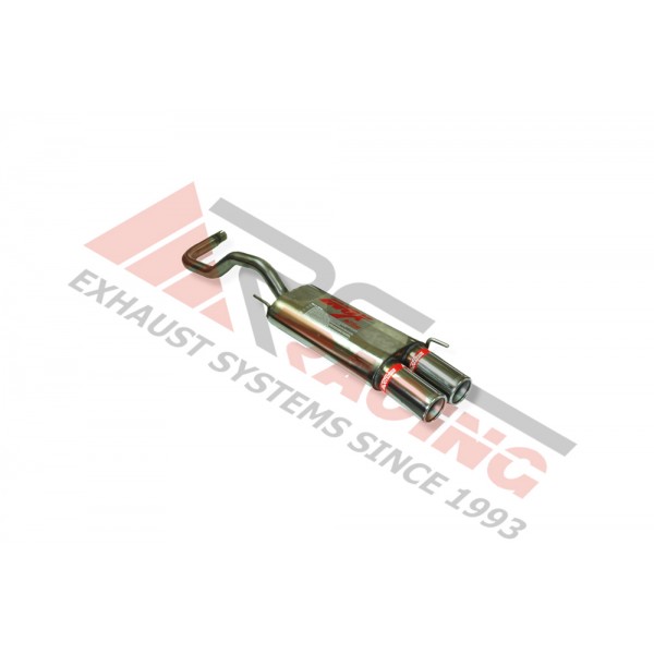 Escape Trasero Inoxidable 2Ø85 SEAT IBIZA 1.9 TDI 07/96-00 75CV MºAAZ