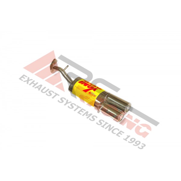 Escape Trasero Inoxidable 2Ø101 AUDI A3 1.8i TURBO 12/96-06/03 150CV MºAUM