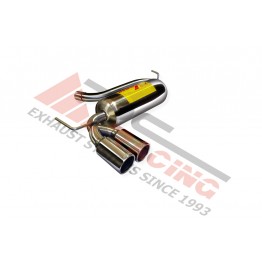 Escape Trasero Inoxidable 2Ø85 VOLKSWAGEN GOLF IV 1.9I TDI 4*4 00- 115CV 