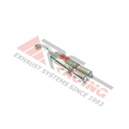 Escape Trasero Inoxidable 2Ø85 FIAT STILO 1.8I 16V 2001-  