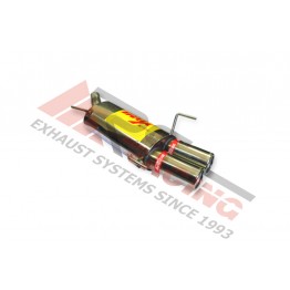 Escape Trasero Inoxidable 2Ø85 OPEL CORSA C 1.7DI 2000- 65CV 