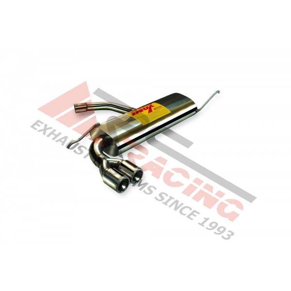 Escape Trasero Inoxidable 2Ø73 por el mismo lado SEAT LEON 1.9 TDI 06- 105CV 