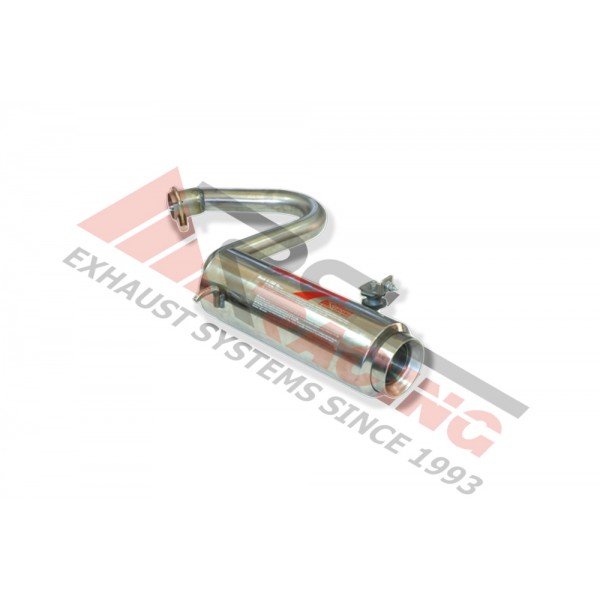 Escape Trasero Inoxidable 1ØTIPO MOTO AUDI A3 2.0 TDI 06- 170CV 