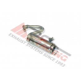 Escape Trasero Inoxidable 1ØTIPO MOTO SEAT LEON 2.0 TDI 06- 140CV 