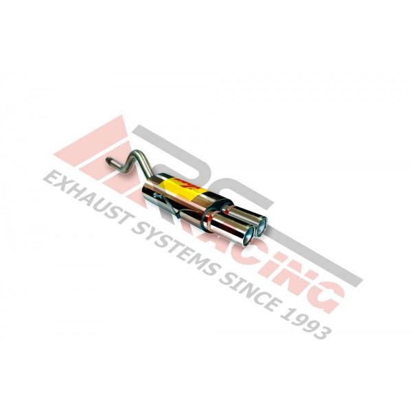 Escape Trasero Inoxidable 2Ø85 RENAULT CLIO II 1.4I 16V 01- 98CV 