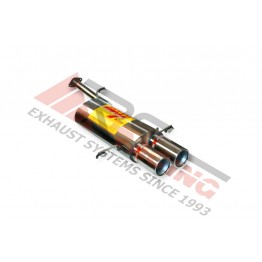 Escape Trasero Inoxidable 2Ø85 SUBARU IMPREZA 2.0I 16V 05/02- 125CV MºEJ20