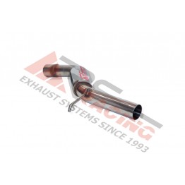 Escape trasero inoxidable grupo-n VOLKSWAGEN GOLF IV 2.8I VR6 4*4 01/00- 204CV MºAUE/BDE