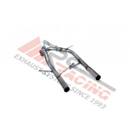 Escape trasero inoxidable grupo-a RENAULT CLIO II SPORT 2.0 16V 2004- 182CV MºF4R 57