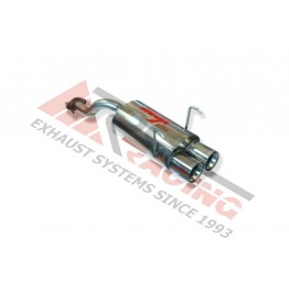 Escape Trasero Inoxidable 2Ø85 HONDA CIVIC 1.6I 16V VTEC 01- 110CV MºD16V1