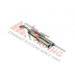 Escape Trasero Inoxidable 2Ø73 SEAT IBIZA III CUPRA TDI 04- 160CV 