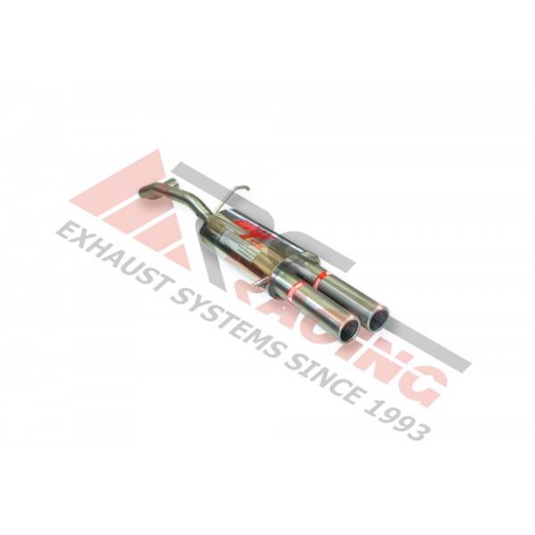 Escape Trasero Inoxidable 2Ø73 SEAT IBIZA III 1.9I TDI 02-06 130CV MºASZ