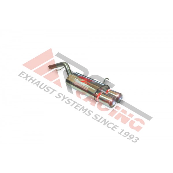 Escape Trasero Inoxidable 2Ø85 FORD FIESTA  1.6I DURATEC 16V 02- 100CV MºFYJB