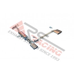 Escape Trasero Inoxidable 1 salida ovalada por cada lado RENAULT MEGANE II  COUPÉ CABRIO 1.6i 16V 10/02- 112CV MºK4M760