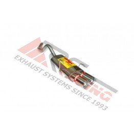 Escape Trasero Inoxidable 2Ø85 FIAT PUNTO 99 1.9JTD 01- 86CV Mº188A7000