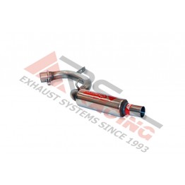 Escape trasero inoxidable grupo-N BMW 118D E-87 1.8 04- 129CV Mº4D-AD