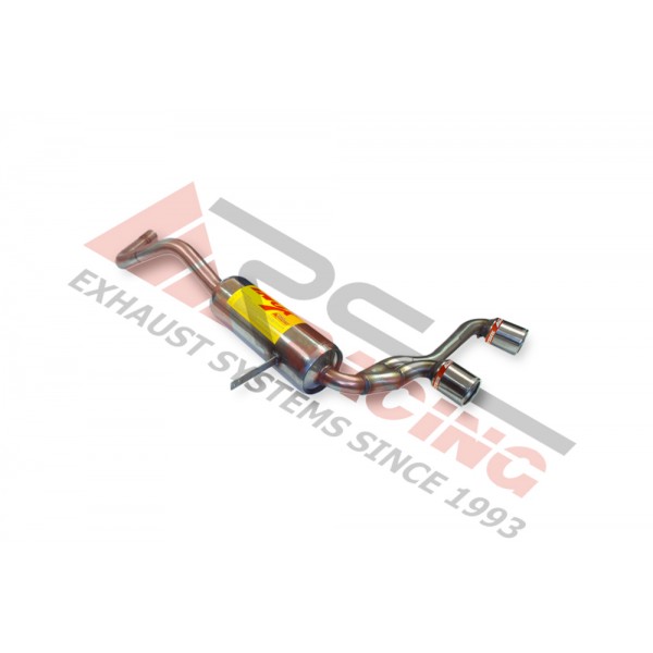Escape Trasero Inoxidable 2Ø85(salen por el centro) RENAULT  MEGANE II F1 TEAM R26 07-09 230CV 