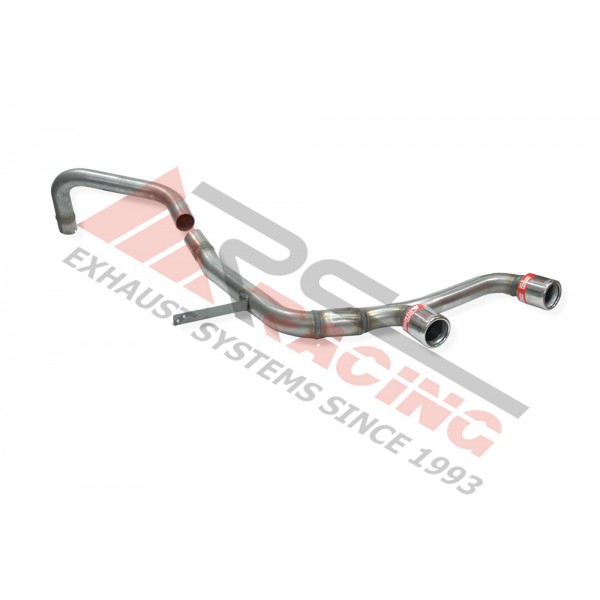 Escape trasero inoxidable grupo-A(2Ø73) * RENAULT MEGANE II  SPORT 2.0i RS TURBOSPORT 04-09 225CV MºF4R 27