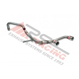 Escape trasero inoxidable grupo-A(2Ø73) * RENAULT  MEGANE II F1 TEAM R26 07-09 230CV 