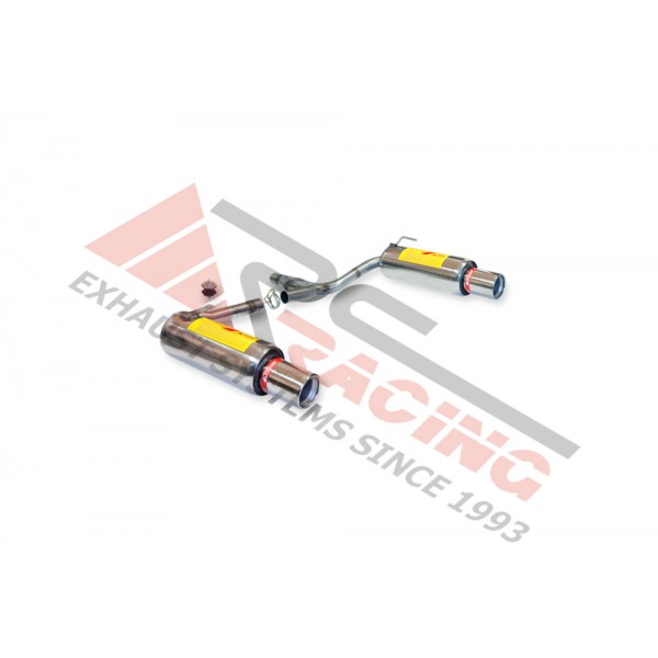Escape Trasero Inoxidable 1Ø101 POR CADA LADO HONDA ACCORD 2.0i SPORT 16V 06- 155CV MºK20Z2