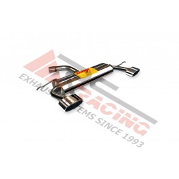 Escape Trasero Inoxidable 1 salida ovalada por cada lado SEAT LEON 2.0 TURBO CUPRA FR 07- 240CV MºBWJ