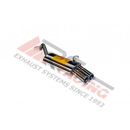 Escape Trasero Inoxidable 2Ø73 PEUGEOT 207 1.4i 16V 07- 90CV MºKFU