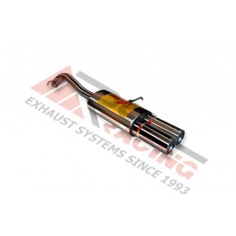 Escape Trasero Inoxidable 2Ø85 * PEUGEOT 207 RC  1.6i 16V 07- 175CV Mº5FY