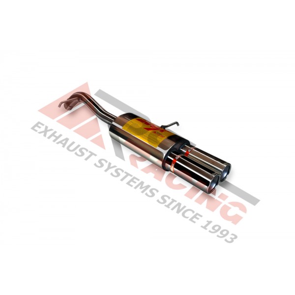 Escape Trasero Inoxidable 2Ø85 * PEUGEOT 207 RC  1.6i 16V 07- 175CV Mº5FY