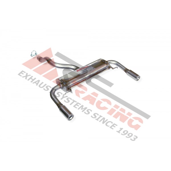 Escape Trasero Inoxidable 1Ø73 POR CADA LADO * RENAULT CLIO III SPORT 2.0i RS 16V 2010- 200CV 