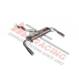 Escape Trasero Inoxidable 1Ø73 POR CADA LADO * RENAULT CLIO GORDINI RS 2.0i  2010- 203CV 