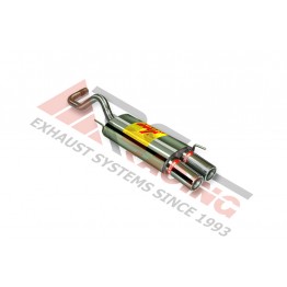 Escape Trasero Inoxidable 2Ø73 VOLKSWAGEN POLO 1.6i 16V GTI 10/99-01 125CV MºARC