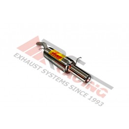 Escape Trasero Inoxidable 1Ø73 FORD FIESTA 1.6 TDCi  11/04-11/05 90CV MºHHJB