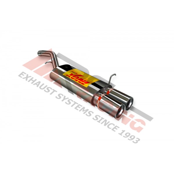 Escape Trasero Inoxidable 2Ø73 FORD FIESTA 1.6 TDCi  11/04-11/05 90CV MºHHJB