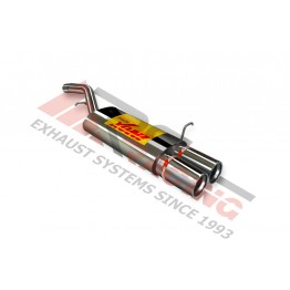 Escape Trasero Inoxidable 2Ø85 FORD FIESTA 1.6 TDCi  11/04-11/05 90CV MºHHJB