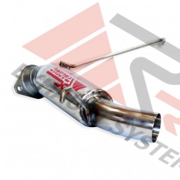 Escape trasero inoxidable grupo-n 1Ø60 * BMW 116i E-87 1.6 08/04-02/07 115CV MºN45B16A