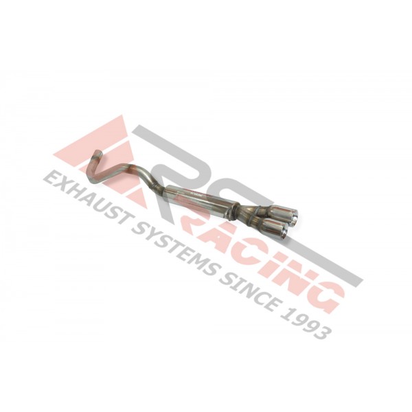 Escape trasero inoxidable grupo-n 2Ø73 SKODA FABIA 1.6 TDI 04/10-11/14 75CV MºCAYA