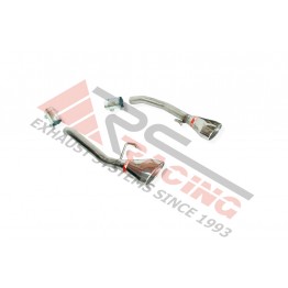 Escape trasero inoxidable grupo-a 1 oval por cada lado SEAT LEON 5F ST CUPRA BERLINA 4*4 2.0 TSI 15- 300CV 