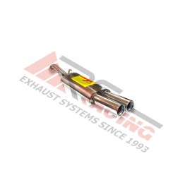Escape Trasero Inoxidable 2Ø85 VOLKSWAGEN GOLF II 1.8I 8V 86-91 90CV 