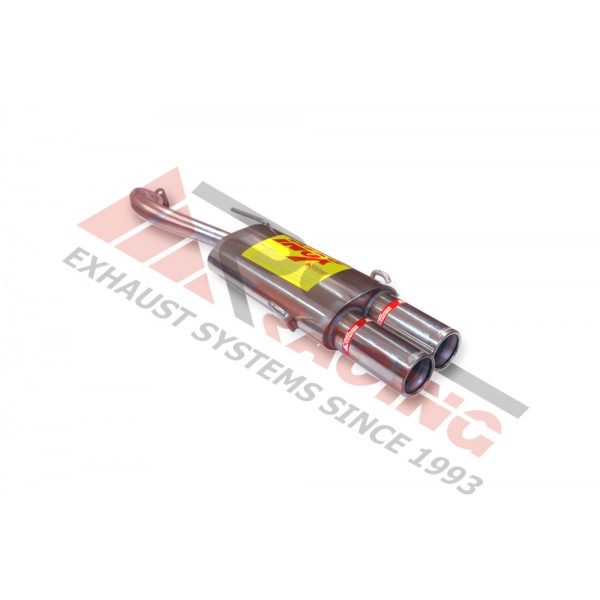Escape Trasero Inoxidable 2Ø85 TOYOTA CELICA 1.8i 16V 11/93-08/99 115CV Mº7AFE